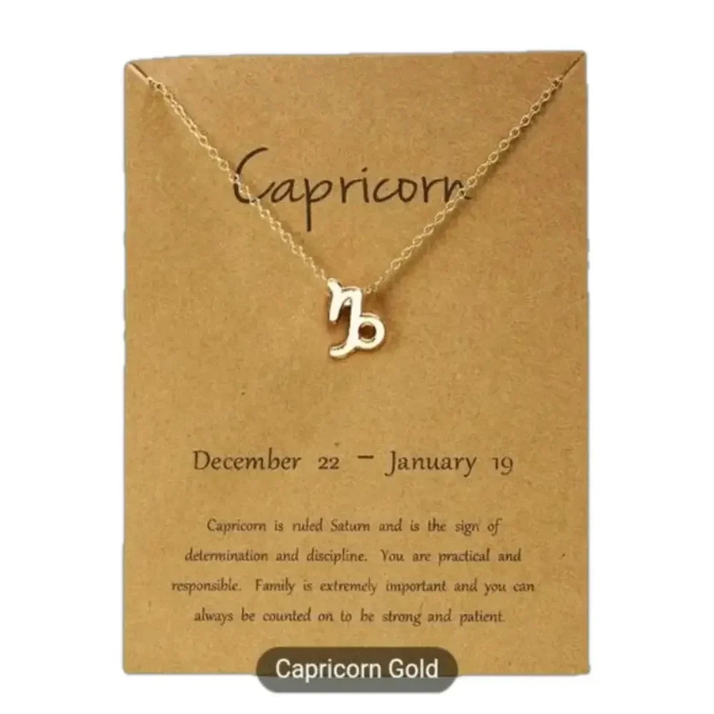 3 for $13 New Capricorn necklace gold tone Capricorn necklace fashion‎ jewelry